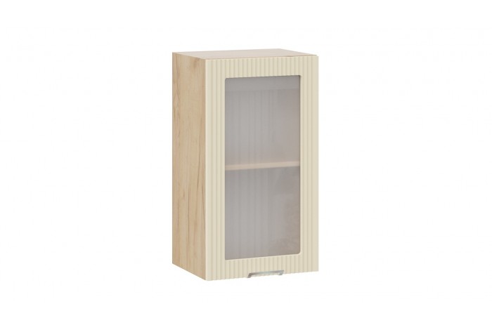 Кухонный гарнитур «Кимберли» №6 Дуб Крафт золотой, Крем