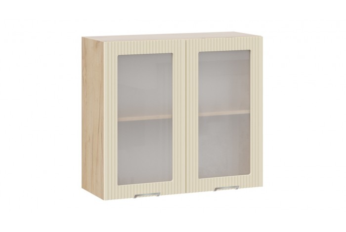 Кухонный гарнитур «Кимберли» №6 Дуб Крафт золотой, Крем