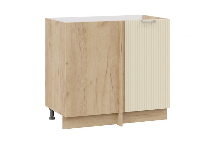 Кухонный гарнитур «Кимберли» №6 Дуб Крафт золотой, Крем