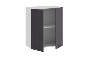 Кухонный гарнитур Лина длиной 200 см со шкафом НБ Белый, Графит