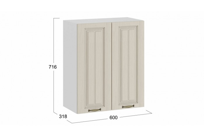 Кухонный гарнитур «Лина» длиной 160 см Белый, Крем