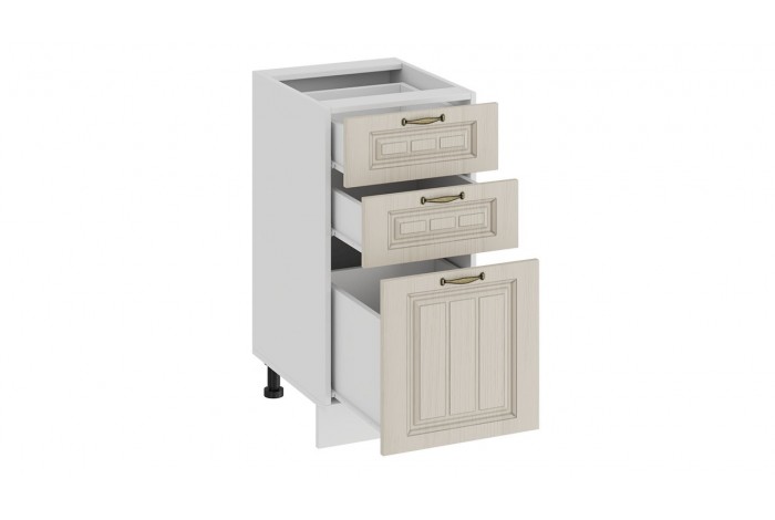 Кухонный гарнитур «Лина» длиной 160 см Белый, Крем