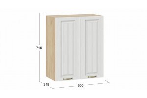 Кухонный гарнитур Лина длиной 120 см Дуб Крафт золотой, Белый