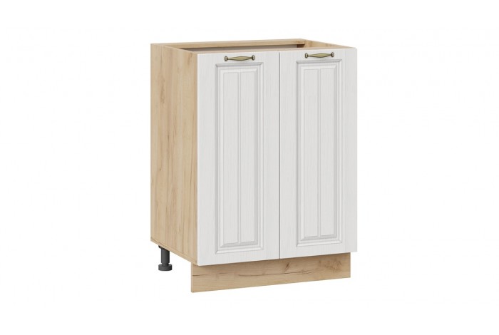 Кухонный гарнитур «Лина» длиной 120 см Дуб Крафт золотой, Белый