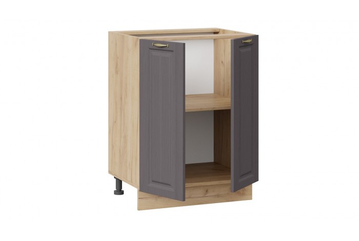 Кухонный гарнитур «Лина» длиной 120 см Дуб Крафт золотой, Белый, Графит