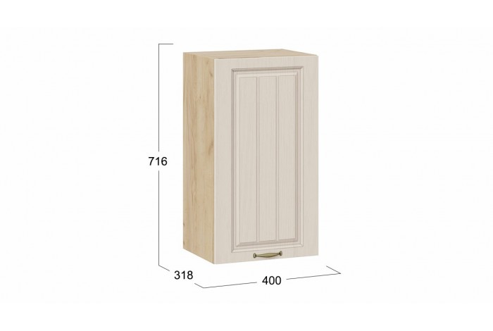 Кухонный гарнитур «Лина» длиной 160 см Дуб Крафт золотой, Крем