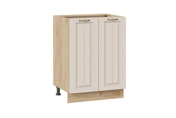 Кухонный гарнитур «Лина» длиной 120 см Дуб Крафт золотой, Крем