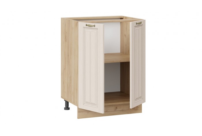 Кухонный гарнитур «Лина» длиной 120 см Дуб Крафт золотой, Крем