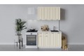 Кухонный гарнитур «Лина» длиной 120 см Белый, Крем