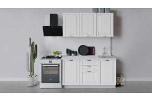 Кухонный гарнитур Лина длиной 150 см Белый