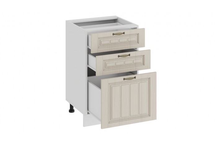 Кухонный гарнитур «Лина» длиной 150 см Белый, Крем