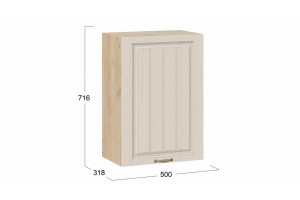 Кухонный гарнитур Лина длиной 150 см Дуб Крафт золотой, Крем