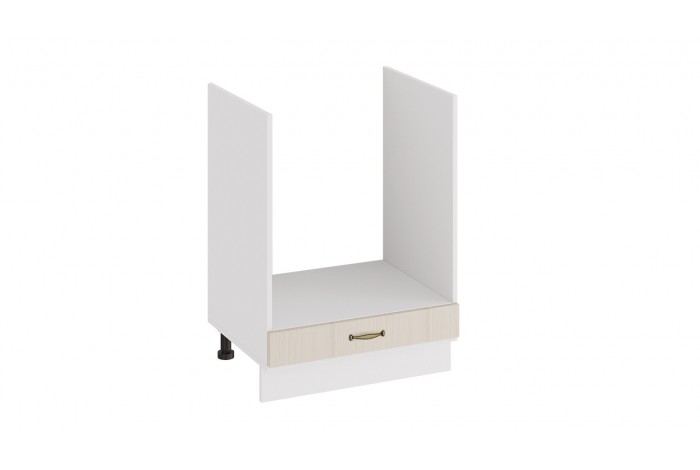 Кухонный гарнитур «Лина» длиной 160 см со шкафом НБ Белый, Крем