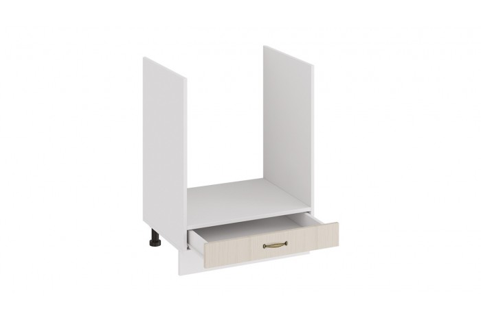 Кухонный гарнитур «Лина» длиной 160 см со шкафом НБ Белый, Крем