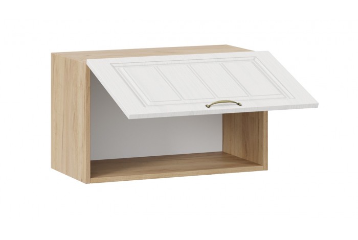 Кухонный гарнитур «Лина» длиной 160 см со шкафом НБ Дуб Крафт золотой, Белый