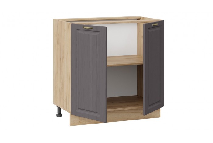 Кухонный гарнитур «Лина» длиной 180 см Дуб Крафт золотой, Графит