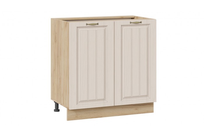 Кухонный гарнитур «Лина» длиной 180 см Дуб Крафт золотой, Крем