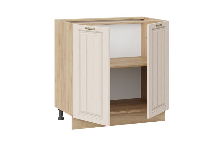 Кухонный гарнитур «Лина» длиной 180 см Дуб Крафт золотой, Крем