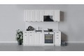 Кухонный гарнитур «Лина» длиной 220 (160) см Белый