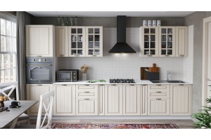 Кухонный гарнитур Лина №1 370 см Белый, Крем