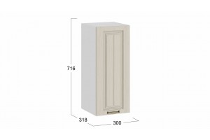 Кухонный гарнитур Лина №1 370 см Белый, Крем