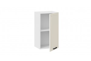 Кухонный гарнитур Лорас длиной 100 см Белый, Холст брюле