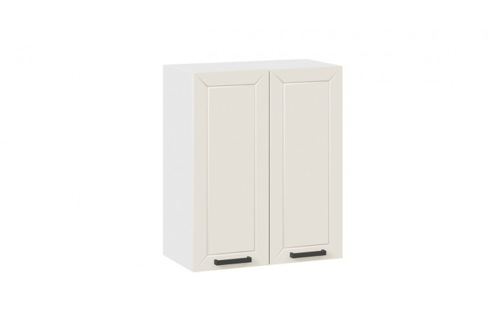 Кухонный гарнитур «Лорас» длиной 100 см Белый, Холст брюле, Холст латте