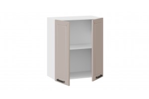 Кухонный гарнитур Лорас длиной 200 см со шкафом НБ Белый, Холст латте