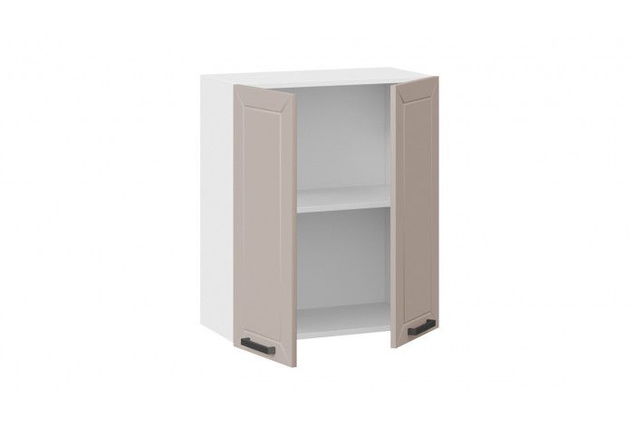 Кухонный гарнитур «Лорас» длиной 180 см Белый, Холст латте