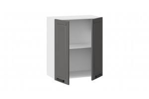 Кухонный гарнитур Лорас длиной 120 см Белый, Холст Вулкан