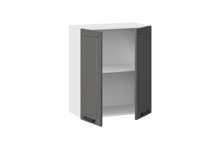 Кухонный гарнитур «Лорас» длиной 220 (160) см Белый, Холст Вулкан