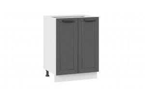 Кухонный гарнитур Лорас длиной 120 см Белый, Холст Вулкан