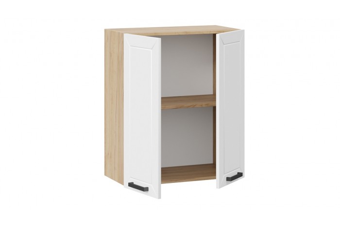 Кухонный гарнитур «Лорас» длиной 160 см Дуб Крафт золотой, Холст Белый, Холст Вулкан