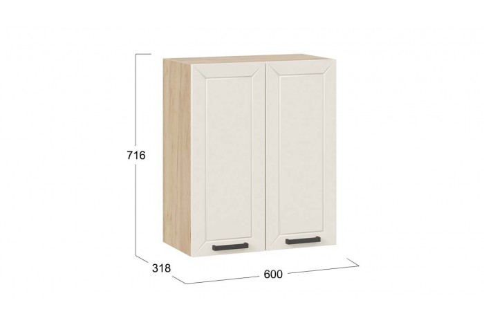 Кухонный гарнитур «Лорас» длиной 100 см Дуб Крафт золотой, Холст брюле