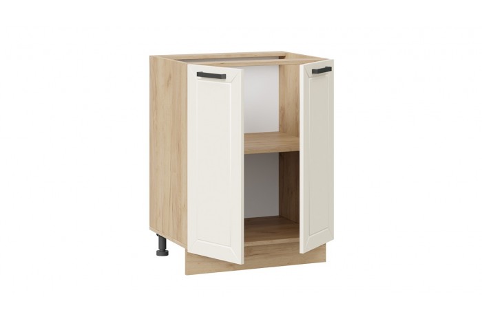 Кухонный гарнитур «Лорас» длиной 100 см Дуб Крафт золотой, Холст брюле