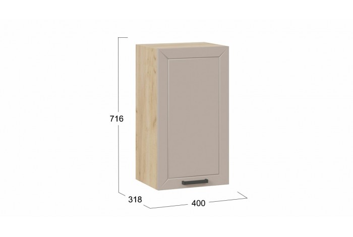 Кухонный гарнитур «Лорас» длиной 160 (100) см Дуб Крафт золотой, Холст латте