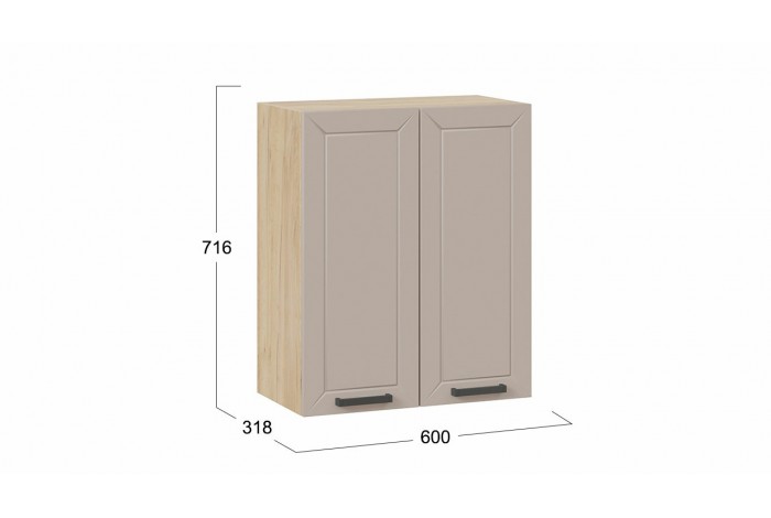 Кухонный гарнитур «Лорас» длиной 160 (100) см Дуб Крафт золотой, Холст латте