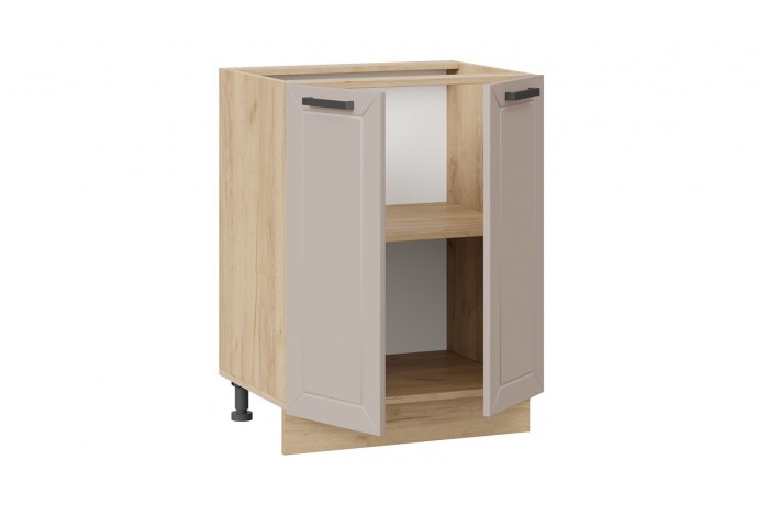 Кухонный гарнитур «Лорас» длиной 160 (100) см Дуб Крафт золотой, Холст латте