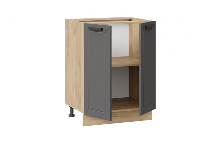 Кухонный гарнитур «Лорас» длиной 100 см Дуб Крафт золотой, Холст Вулкан