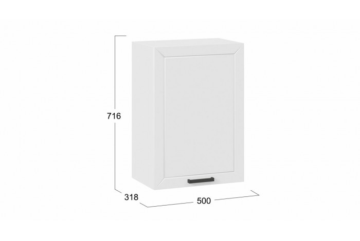 Кухонный гарнитур «Лорас» длиной 150 см Белый, Холст Белый