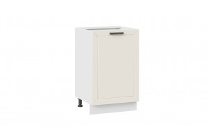 Кухонный гарнитур Лорас длиной 150 см Белый, Холст брюле