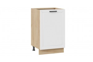 Кухонный гарнитур Лорас длиной 150 см Дуб Крафт золотой, Холст Белый