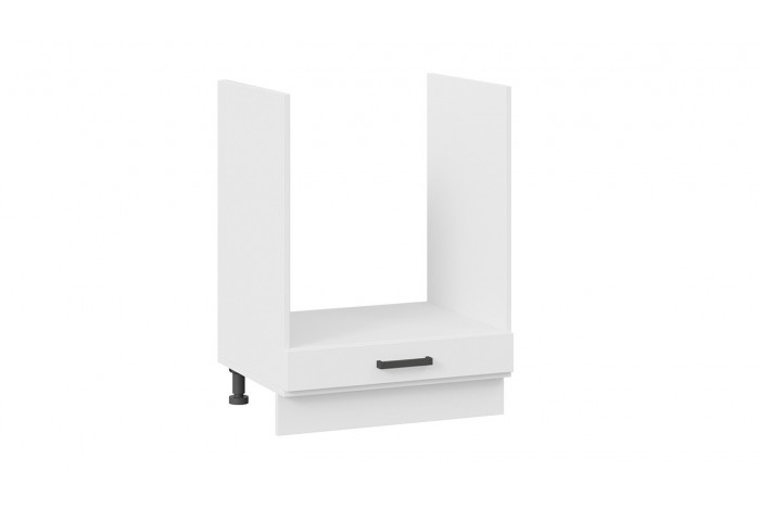 Кухонный гарнитур «Лорас» длиной 200 см со шкафом НБ Белый, Холст Белый