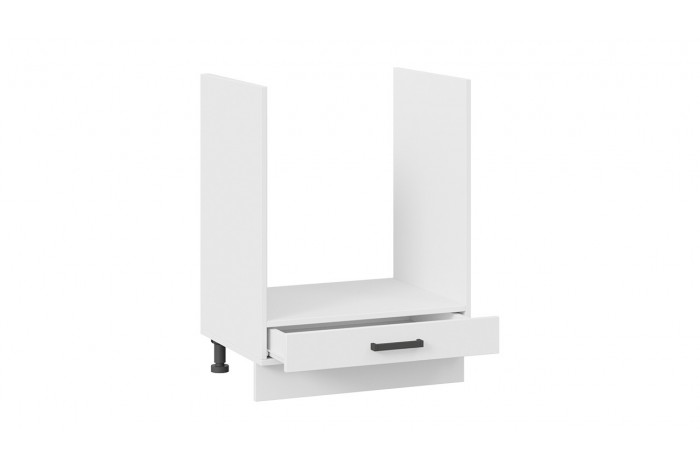 Кухонный гарнитур «Лорас» длиной 200 см со шкафом НБ Белый, Холст Белый