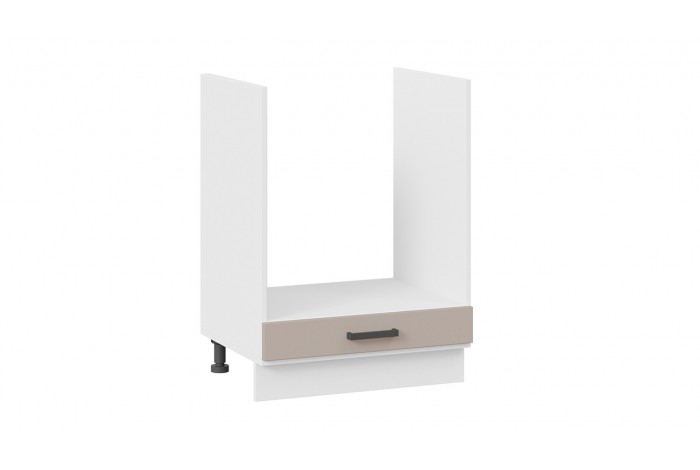 Кухонный гарнитур «Лорас» длиной 200 см со шкафом НБ Белый, Холст латте