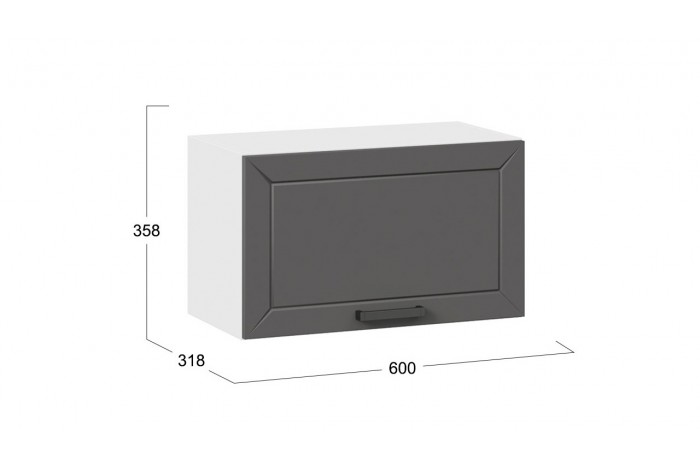 Кухонный гарнитур «Лорас» длиной 220 (160) см Белый, Холст Вулкан