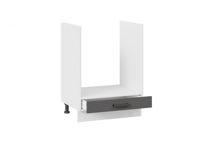 Кухонный гарнитур «Лорас» длиной 180 см со шкафом НБ Белый, Холст Вулкан