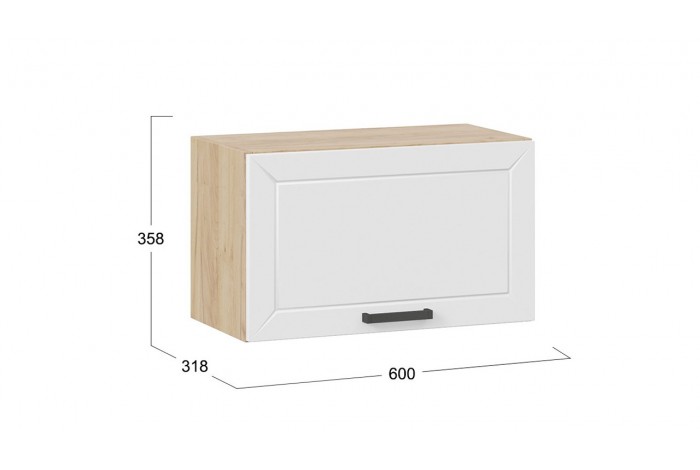 Кухонный гарнитур «Лорас» длиной 160 (100) см Дуб Крафт золотой, Холст Белый