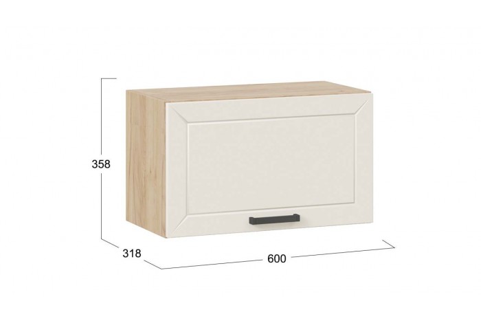 Кухонный гарнитур «Лорас» длиной 160 (100) см Дуб Крафт золотой, Холст брюле