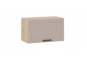 Кухонный гарнитур Лорас длиной 200 см со шкафом НБ Дуб Крафт золотой, Холст латте